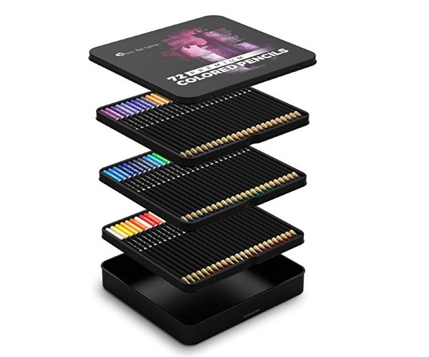 Castle Art Supplies 72 Colored Pencils Set