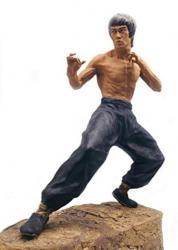 Black Mamba Bruce Lee Original Sculpture Art