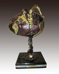 Salvador Dali "©Birth Of The New Human Original Signed and Numbered Limited Edition Bronze Sculpure