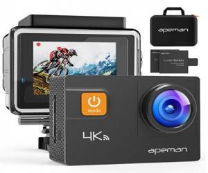 APEMAN Action Camera 4K 20MP WiFi Ultra HD Underwater Waterproof 40M Sports Camcorder