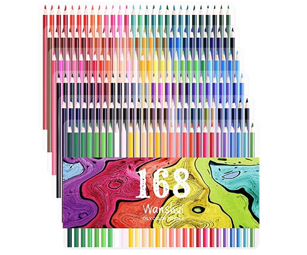 Wanshui 168 Colored Oily Pencils