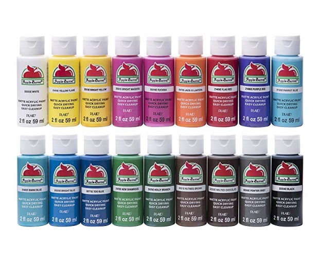 Apple Barrel 18 Piece Acrylic Paint Set
