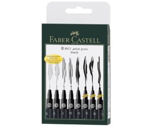 Faber Castell FC167137 Wallet Pitt Pen Nibs Art Set