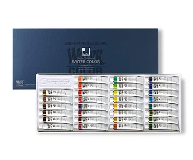 SHINHAN Professional 30 Piece Watercolor Set