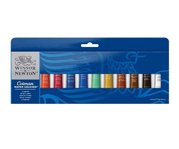 Winsor & Newton Cotman 12 Piece Water Colour Set