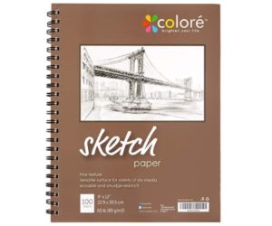 Colore Sketch Pad - Durable Sketching Paper And Notebook Material