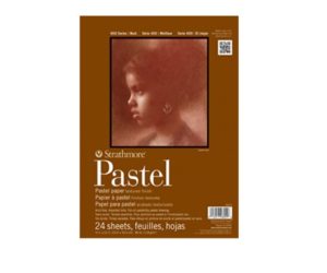 Strathmore 400 Series Pastel Pad, Assorted Colors, 9"x12" Glue Bound, 24 Sheets