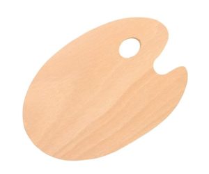 US Art Supply 8" x 12" Wood Artist Painting Palette