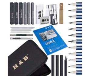 33 Piece Drawing and Sketch Kit