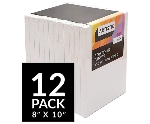 canvas frames stretched artistik primed acid cotton artist panels painting pack