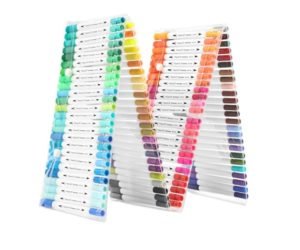 Dual Tip Marker Pens 100 Colors