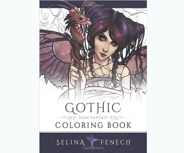 Gothic - Dark Fantasy Coloring Book