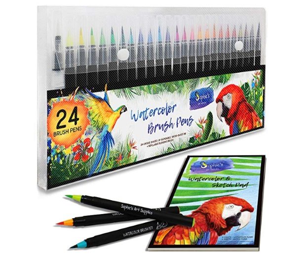 Sophie's Art Supplies Watercolor Brush Pens