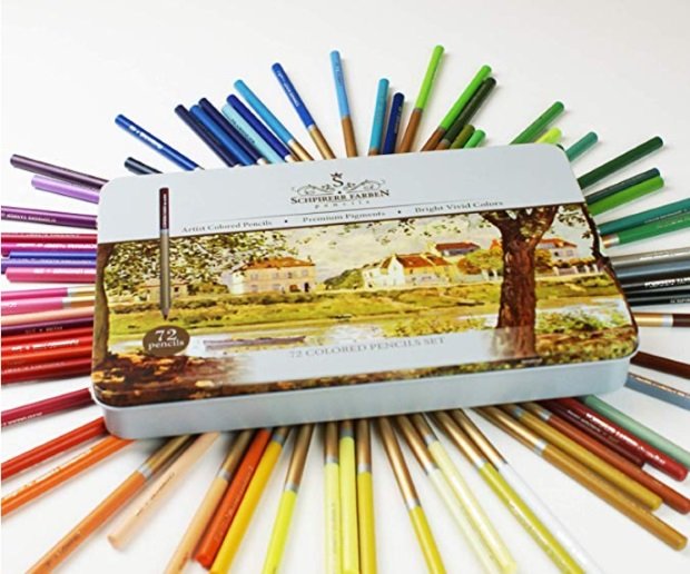 Professional Premium numbered 72 Colored Pencils Set Schpirerr Farben