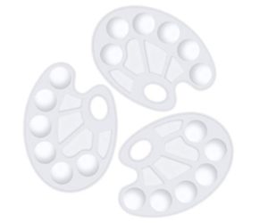 U.S. Art Supply Plastic Artist Painting Palette