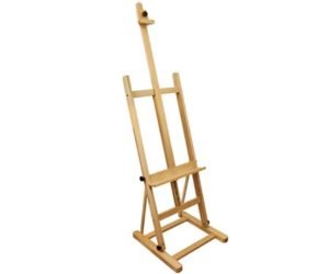 US Art Supply Medium 67 1/2 inch High, (Adjusts to 93-1/2"High), Studio H-Frame Artist Easel