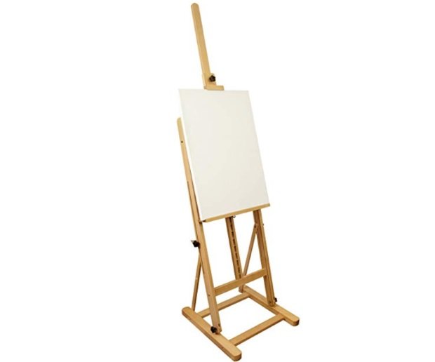 US Art Supply Medium 67 1/2 inch High, (Adjusts to 93-1/2"High), Studio H-Frame Artist Easel