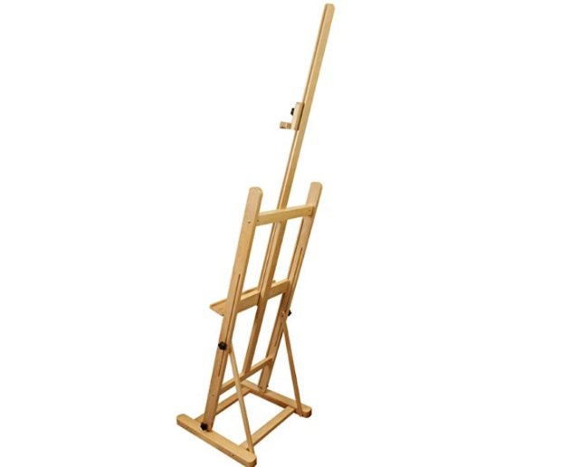 US Art Supply Medium 67 1/2 inch High, (Adjusts to 93-1/2"High), Studio H-Frame Artist Easel