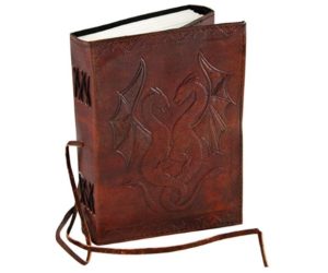 Double Dragon Handcrafted Leather Sketchbook