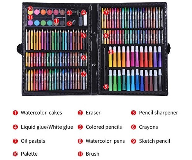 Kids 175 Piece Art Kit