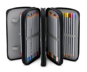 BTSKY 72 Slots Traveling Oxford Pencil Case