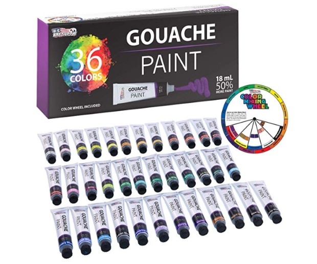 U.S. Art Supply Professional 36 Color Paint Set