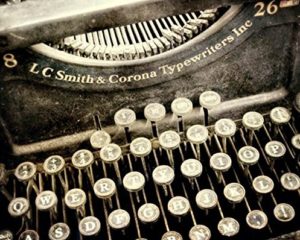 Antique Typewriter by Audra Edgington