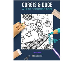 Corgis & Doge: An Adult Coloring Book