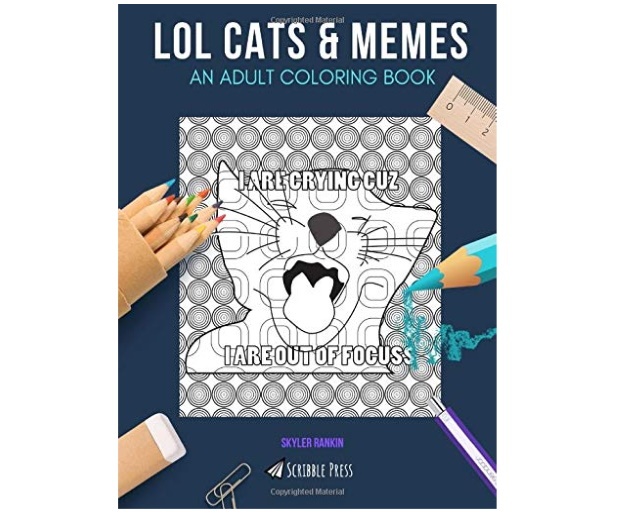 Lol Cats Memes An Adult Coloring Book District Artisan