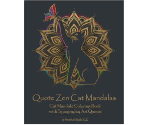 Quote Zen Cat Mandalas