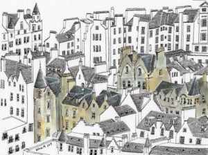 Edinburgh Old Town by Nina Moscrip