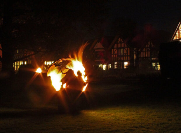 Fire Sphere by J.W and A.J Barrett