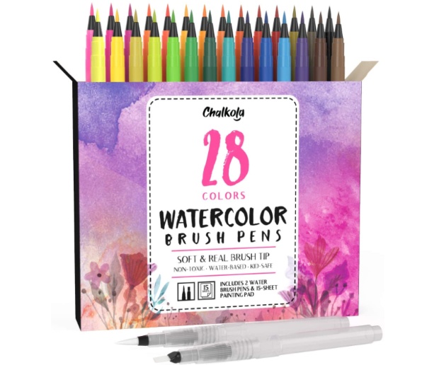 Chalkola Watercolor Brush Pens