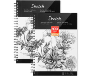 AGPTEK 9''X12" Sketch Books 2 Pack