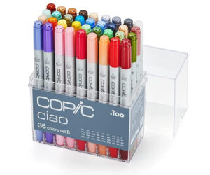 Copic I36B Ciao Markers Set B, 36-Piece