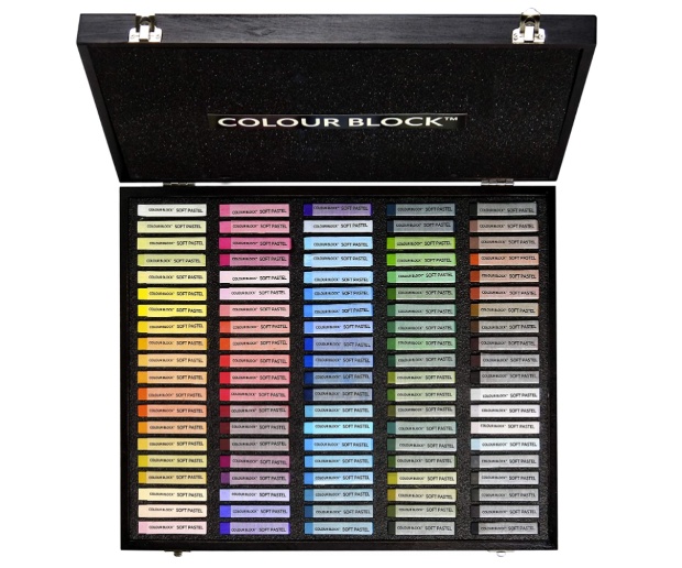 COLOUR BLOCK 100pc Soft Pastel Art Set