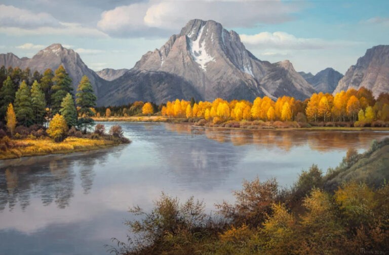 Mount Moran by Ivan Petriv - District Artisan