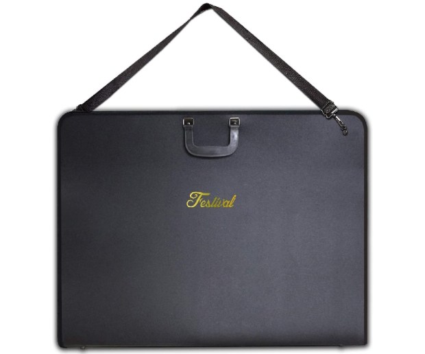 Sports Festival Art Portfolio Case with Shoulder Strap
